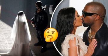¿Se reconciliaron? Kim Kardashian se viste de novia para un concierto de Kanye West