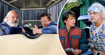 Michael J. Fox y Christopher Lloyd se reúnen después de 35 años del estreno de ‘Volver al futuro’