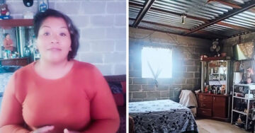 Mujer presume con orgullo su casa de lámina en TikTok y se vuelve viral