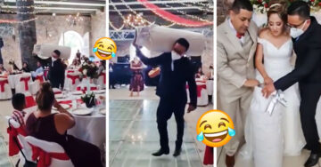 ¡El gaaas! Padrino de boda se vuelve viral por regalarle a los novios un tanque de gas