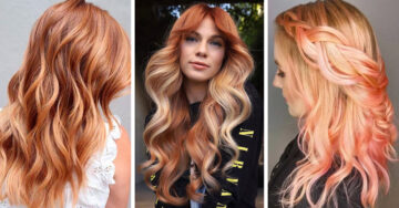 15 Fantásticas razones para teñir tu cabello estilo ‘Creamy peach’