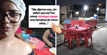 Psicóloga es criticada por vender carne asada en la calle y ella responde de la mejor manera