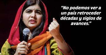 Malala pide a países cercanos abrir sus fronteras y ayudar a los miles que están huyendo de Afganistán