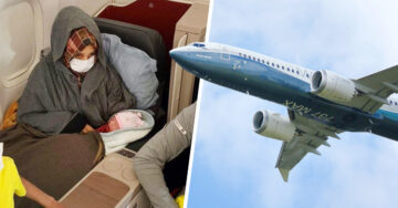Mujer afgana da a luz en pleno vuelo hacia Reino Unido y toda la tripulación la ayudó