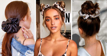 15 Hermosos peinados fáciles y bonitos para sacarle provecho a tus scrunchies