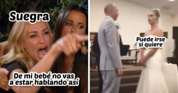 Suegra interrumpe la boda de su hijo para dejar en claro que ‘él no tiene defectos’