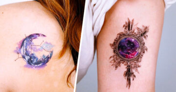18 Ideas de tatuajes con estrellas, galaxias y el cosmos para tu cuerpecito