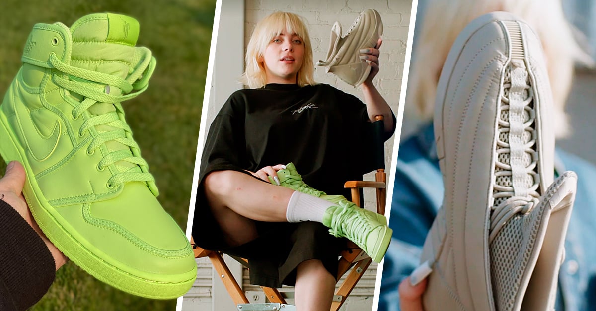 Billie Eilish designs a new line of vegan Jordan sneakers in