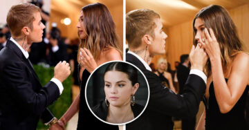 Hailey Bieber llora después de que admiradores de Selena Gomez gritaran su nombre en el Met Gala
