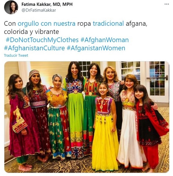 DoNotTouchMyClothes: las mujeres afganas defienden su vestimenta  tradicional frente a los talibanes