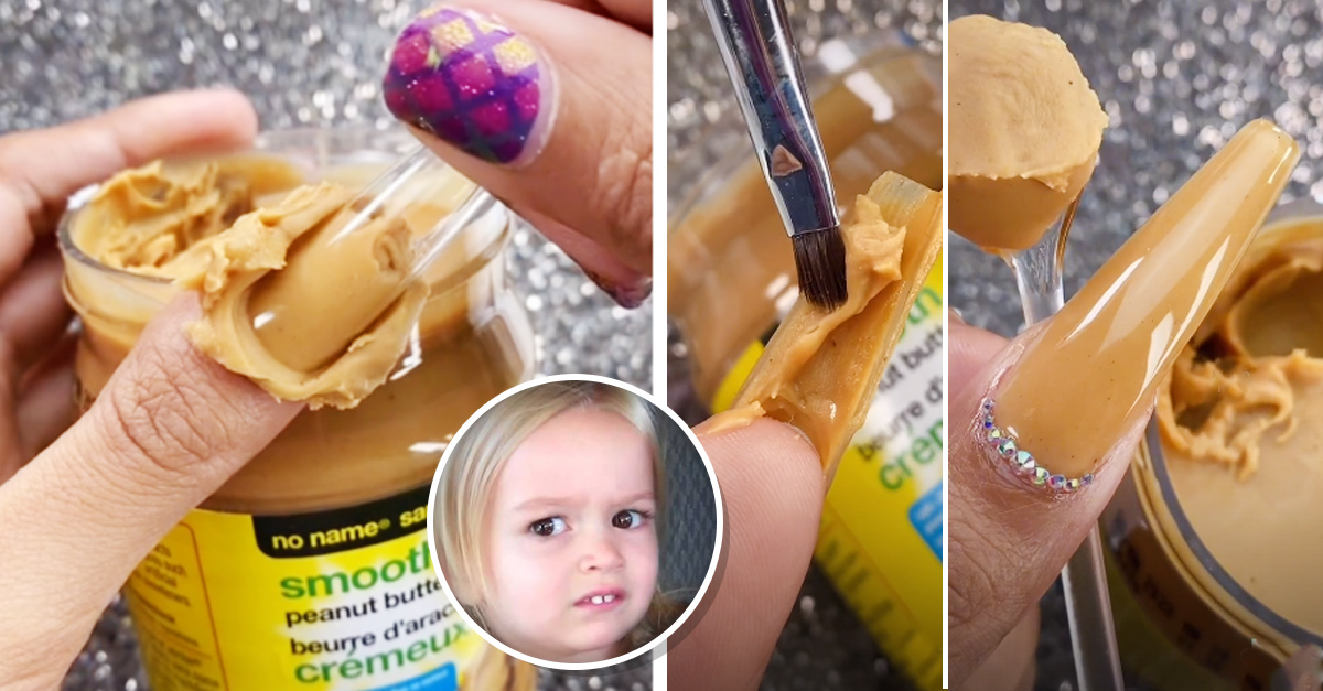 These Peanut Butter Nails Are The Latest Trend And We Dont Know What To Think World Stock Market 3287