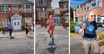 Mexicana pone a sus vecinos ingleses a bailar al ritmo de ‘La Chona’ y se hace viral