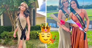 Chica trans se corona como la reina del baile en su escuela y está haciendo historia