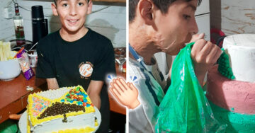 Niño de 10 años se convirtió en pastelero para pagar sus operaciones luego de sufrir un accidente