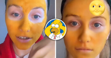 ¡Una víctima más! Chica utiliza una mascarilla de cúrcuma y su cara se queda amarilla