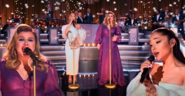 Kelly Clarkson y Ariana Grande se juntaron para darnos el mejor regalo de Navidad