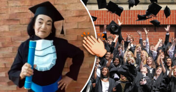 ¡Cumplió sus sueños! Mujer de 76 años se gradúa de la universidad