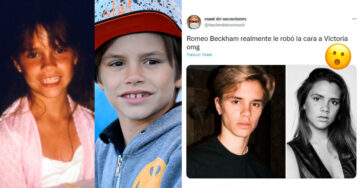 ¡No, no estás viendo doble! Romeo Beckham es idéntico a su madre y estas fotos lo comprueban