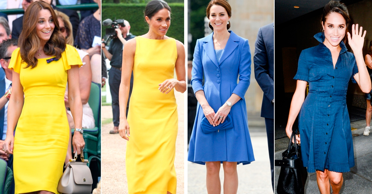 Times Meghan Markle and Kate Middleton wore the same thing