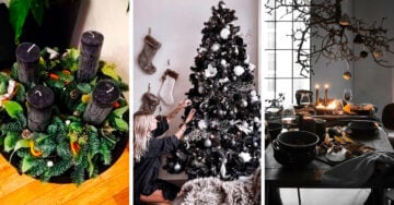 16 Ideas originales para inspirarte y decorar tu casa esta Navidad con un estilo muy darks