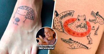 Tatuadora se vuelve viral y todos quieren sus diseños porque “no sabe dibujar”