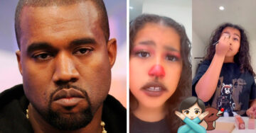 Kanye West critica a Kim Kardashian por permitirle a su hija North usar maquillaje