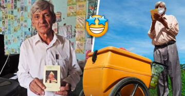 La conmovedora historia de este abuelito que vende paletas y ha escrito 17 libros de poemas