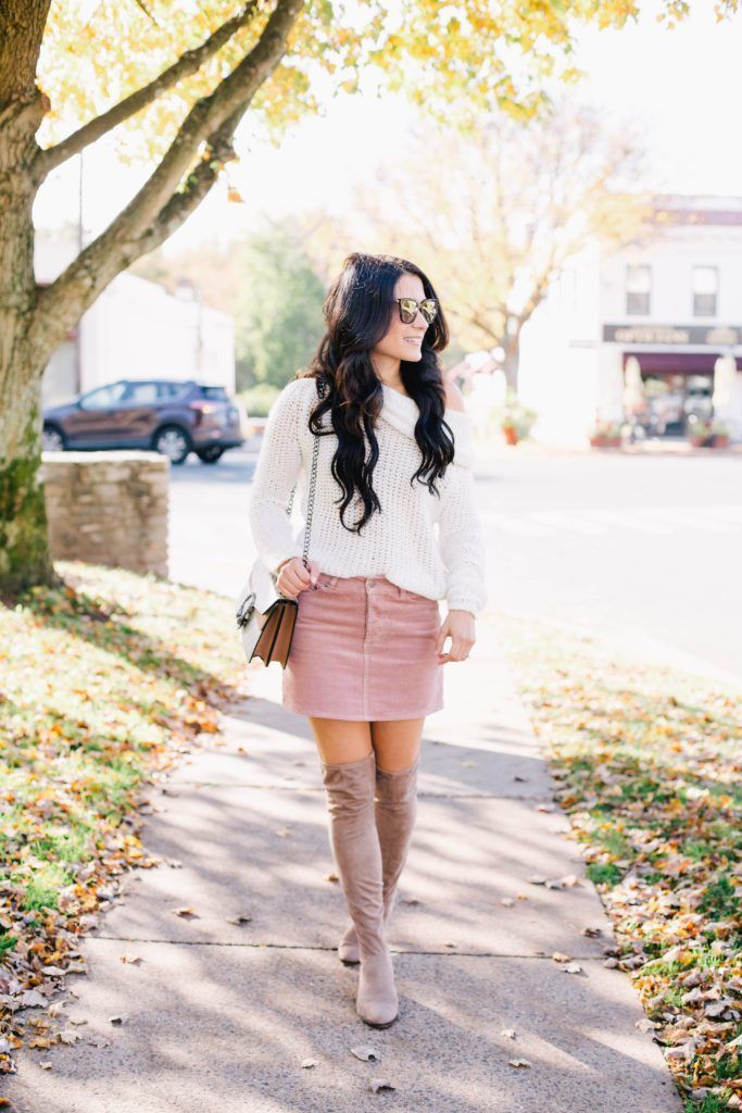 15 Ideas To Wear A Corduroy Skirt And Be The Envy Of All Your