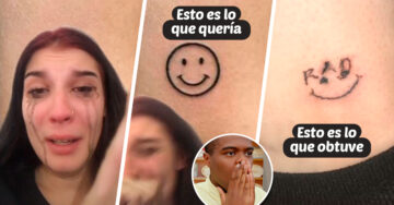 Dejó que su novio le hiciera su primer tatuaje y ahora se arrepiente del resultado