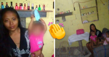 ¡Cuando se quiere se puede! Mujer abre un salón de uñas en su casa para cuidar a sus hijas