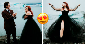 ¡Bye bye, tradiciones! Novia usa un vestido negro en su boda y se ve hermosísima