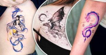 15 Hermosos tatuajes de dragones que te enamorarán a primera vista