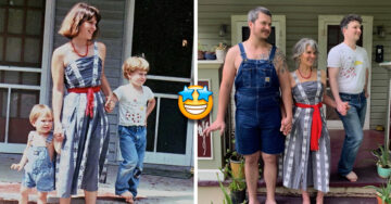 20 Familias que recrearon sus fotos del pasado a la perfección