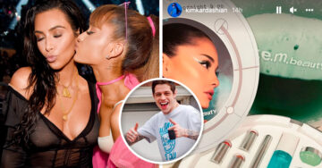 ¡Sin rencores! Kim Kardashian presume en Instagram el regalo que le envió Ariana Grande