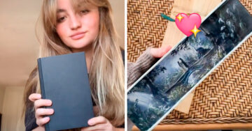 ¡Pero qué creativa! Maisie Matilda, la tiktoker que crea obras de arte en libros