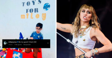 Miley Cyrus invita a su concierto a un niño que vendía sus juguetes para comprar un boleto