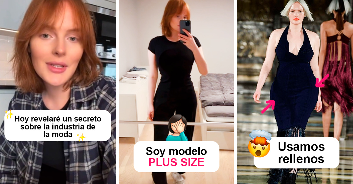 Marcas usan modelos con relleno para sesiones 'plus size'