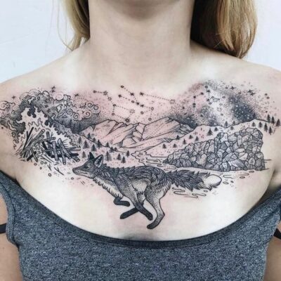 Lindos Tatuajes Que Har N De Tu Pecho Una Obra De Arte