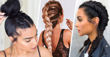 8 Hermosos peinados que te ayudarán a ocultar lo maltratado de tu cabello