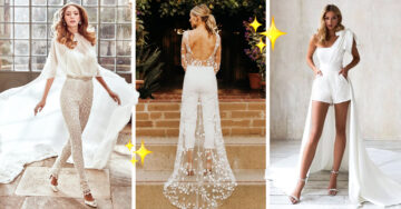 12 Ideas de Jumpsuits para las novias que ya no quieren un vestido tradicional