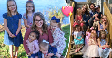 Madre soltera adopta y cuida a cinco niñas… ¡Tiene solo 30 años!