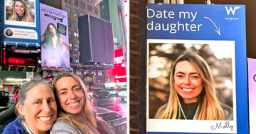 Mamá paga anuncio en la cartelera del Times Square para conseguirle un novio a su hija