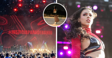 ¡Ni una más! Danna Paola pide justicia para Debanhi Escobar en su concierto