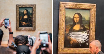 Visitante del museo Louvre lanza pastel contra la ‘Mona Lisa’ y se viraliza