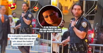 ¡Pero qué bombón! Policía del Met Gala se vuelve viral por ser todo un galán