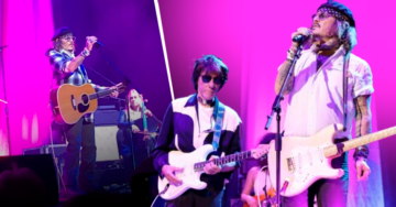 Johnny Depp reaparece tocando en un concierto junto a Jeff Beck mientras espera veredicto