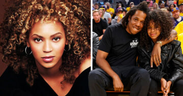 Blue Ivy aparece junto a Jay-Z y sorprende por lo grande y parecida que se ve a Beyoncé