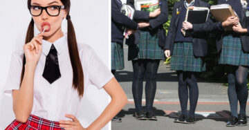 Grupo de estudiantes piden que se prohíba la venta de uniformes escolares en sex shops