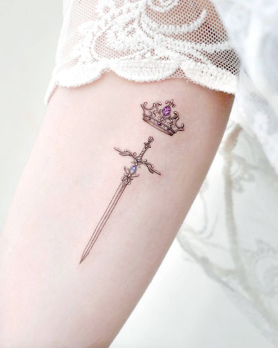 17 Sword Tattoos That Will Turn You Into A Magical Warrior World