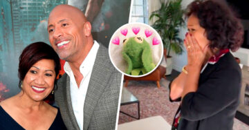 Dwayne “The Rock” Johnson sorprende a su mamá y le regala una nueva casa